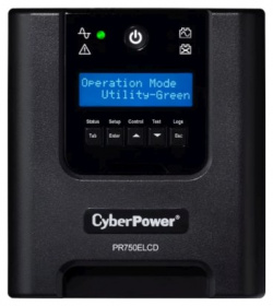 CyberPower  PR750ELCD Линейно интерактивный 1 фазное входное напряжение