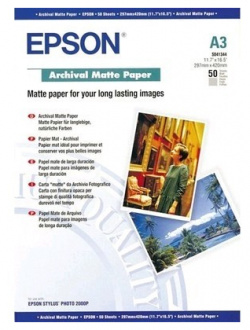 Epson  C13S041344 Archival Matte Paper A3