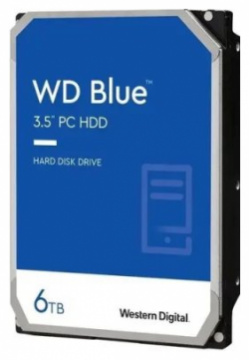 WD Blue 6Tb  WD60EZAX Объем 6 Тб форм фактор 3