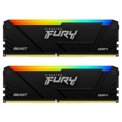 Kingston Fury Beast RGB Black  KF436C18BB2AK2/64 DDR4 объём: 2 модуля по 32Gb