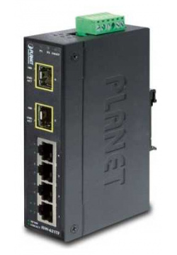 Planet  ISW 621TF Неуправляемый настольный 4 порта Ethernet 100 Мбит/с