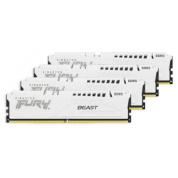 Kingston Fury Beast White  KF556C40BWK4 128 DDR5 объём: 4 модуля по 32Gb