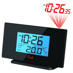 Часы проекционные Еа2 Black BL506  с термометром 74240 Цифровые