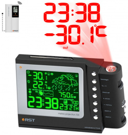 Метеостанция RST 32705 с проектором и беспроводным датчиком (РСТ) 79933 