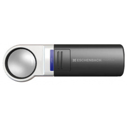Лупа на ручке асферическая Eschenbach Mobilux LED 5x  58 мм с подсветкой (Эшенбах) 30682