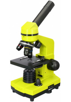 Микроскоп Levenhuk (Левенгук) Rainbow 2L Lime\Лайм 69038 С микроскопом