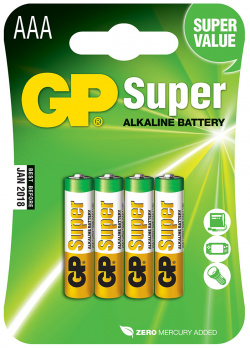 Элемент питания GP Super Alkaline 24A 2CR4 AAA Batteries International Ltd 69744 