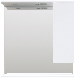 Зеркало для ванной 1Marka Кода 80 Лайт Белый глянец  МДФ Столплит У57596