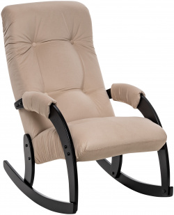 Кресло качалка Модель 67 Столплит Венге  ткань V 18