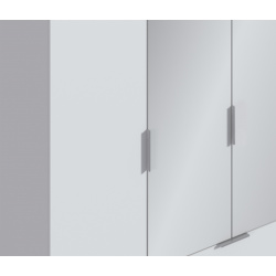 Шкаф 4х дверный с зеркалами Николь СБ 2595/1 Белый Столплит 0362595001000