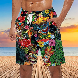 Bañador para hombre con bolsillos  de secado rápido forro malla impermeable playa lightinthebox