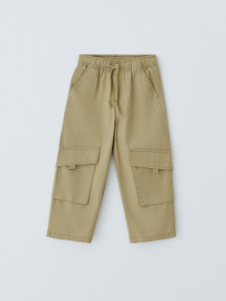 Хлопковые брюки карго для мальчиков  4804061596