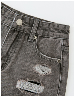 Рваные джинсовые шорты для девочек  4805051412