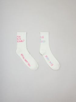 Набор из 2 пар носков с принтом для девочек  4804172431