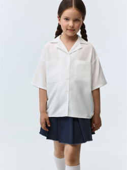 Блузка с короткими рукавами для девочек 