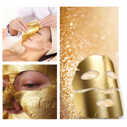 Альгинатная маска Beauty Style 4515930K золотая трехкомпонентная для лица  набор 10 шт