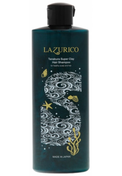 Шампунь Lazurico 9832175 против выпадения  для стимуляции роста Tanakura Super Clay Hair Shampoo 300 мл
