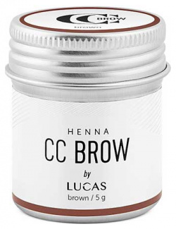 Хна для бровей CC Brow в баночке  5 гр Lucas Cosmetics 1100597