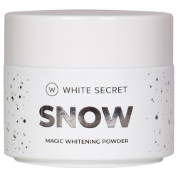 Отбеливающий порошок Snow 70 г White Secret 10116493 Ежедневная чистка и мягкая
