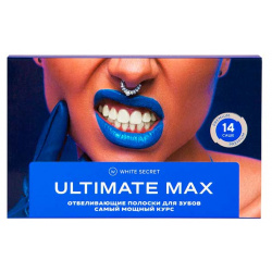 Отбеливающие полоски для зубов Ultimate MAX (14 саше)  White Secret 10117287 Н