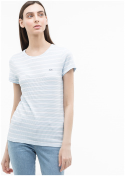 Женская футболка Lacoste Slim Fit TF0823 96% вискоза 4% эластан