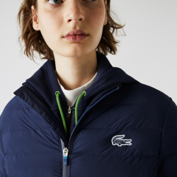 Женская стёганая куртка Lacoste со съёмным капюшоном BF2603