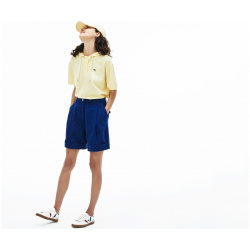 Женские шорты Lacoste с высокой талией FF4363 100% хлопок