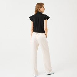 Женские брюки Lacoste с поясом на шнурке HF0109
