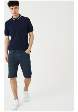 Мужские джинсовые шорты Lacoste FH0952 98% хлопок 2% эластан