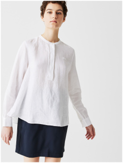 Женская льняная рубашка Lacoste CF5915 100%лён