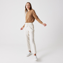 Женские брюки Lacoste с поясом на шнурке HF0110 Детали: jogger fit