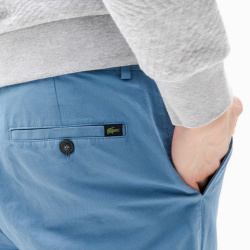 Мужские брюки Lacoste из смеси хлопка и льна HH0980