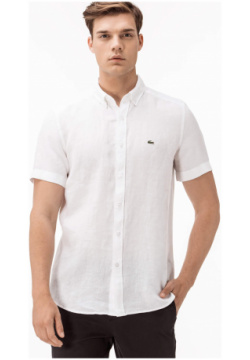 Мужская льняная рубашка Lacoste Slim Fit CH0826 