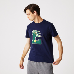 Мужская футболка Lacoste с круглым вырезом TH7417 100% хлопок