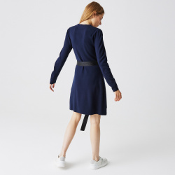 Женское платье Lacoste Regular Fit с поясом EF2216