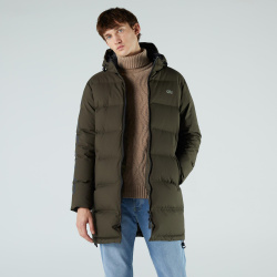 Мужская утеплённая куртка Lacoste Long Hooded Quilted BH2264 Крой: Regelar