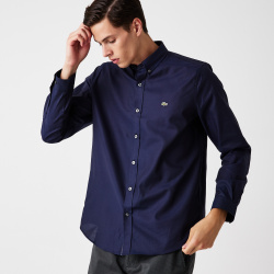 Мужская рубашка Lacoste Oxford Regular Fit CH4976 100% хлопок