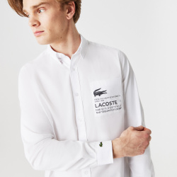 Мужская рубашка Lacoste Slim Fit CH0320