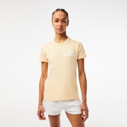 Женская футболка Lacoste Slim Fit из органического хлопка TF5606 Крой: Fit