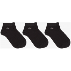 Комплект спортивных низких носков Lacoste 3 шт  Unisex RA1163 80% хлопок 18%