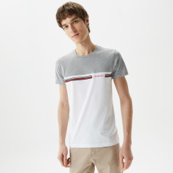 Мужская футболка Lacoste Slim Fit TH0302 Крой: Fit