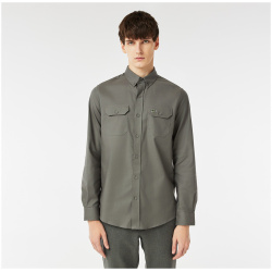 Мужская рубашка Lacoste Slim Fit Button Collar CH2408 Крой: Fit