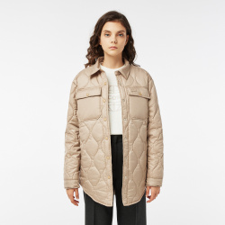 Женская стёганая куртка Lacoste BF2415 Детали: стеганная куртка
