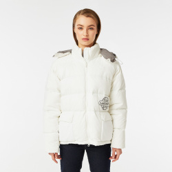 Женская утеплённая куртка Lacoste BF2420 Детали: укороченная куртка