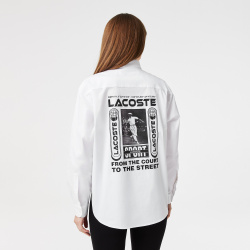 Женская рубашка Lacoste Oversize Fit CF2408