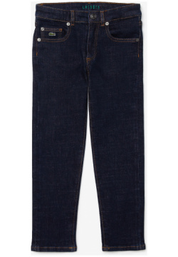 Удобные прямые джинсы Lacoste для мальчиков HJ6898 98% хлопок 2% эластан