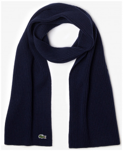 Шерстяной шарф Lacoste  Unisex RE2217 Теплый удобный незаменимый