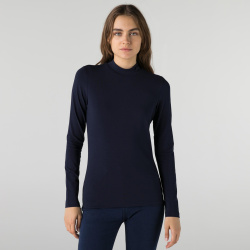 Женская футболка Lacoste Slim Fit TF2213 94% хлопок 6% эластан