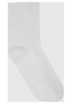 Базовые носки в рубчик  Белый O`Stin MN6611O02 00