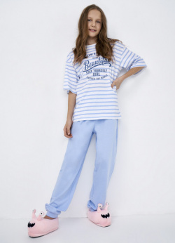Пижама для девочек  Голубой O`Stin GEE615O02 62